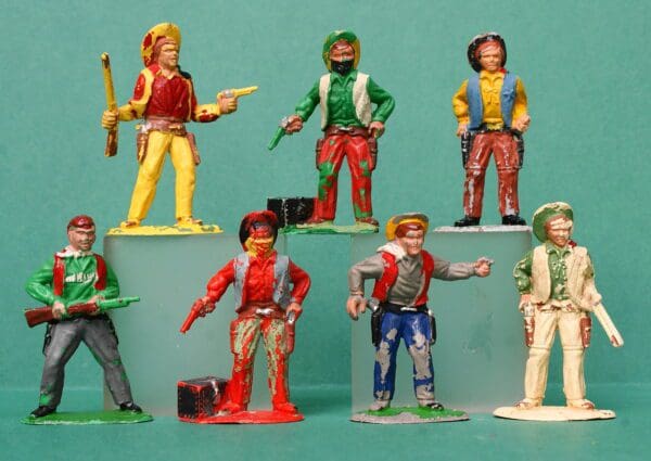 NEW! Timpo Solid Wild West Cowboys on Foot #6