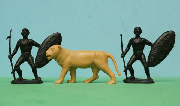 Charbens Natives & Lioness from Safari Set - Unpainted