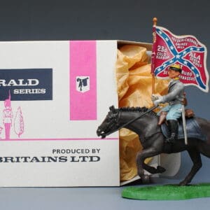 Britains ACW Confederate Cavalry Standard Bearer #48