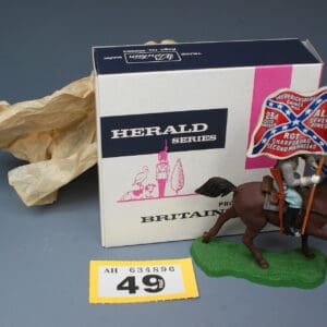 Britains ACW Confederate Cavalry Standard Bearer #49