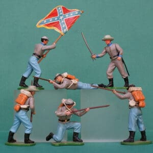 Britains "Eyes Right" Confederate Infantry - Set of 6