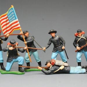 Britains "Eyes Right" Federal Infantry - Set of 6 (Enfield)