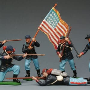 Britains "Eyes Right" Federal Infantry - Set of 6 (Letchworth)