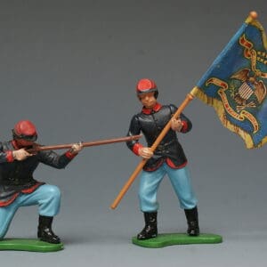 Britains Pair of "Eyes Right" Federal Infantry (Letchworth)