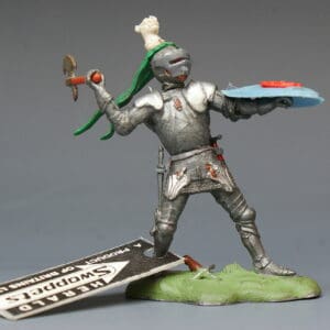 Swoppet C15th Knight with Axe, Boars Head Crest