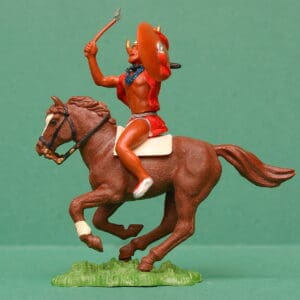 Herald Swoppet Indian Medicine Man Mounted