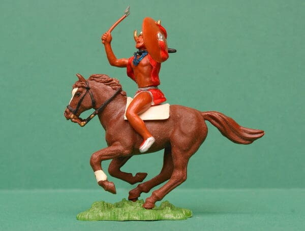 Herald Swoppet Indian Medicine Man Mounted