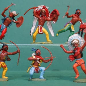 Britains Swoppet Indians - Full Set of 6 Poses (Manhattan)