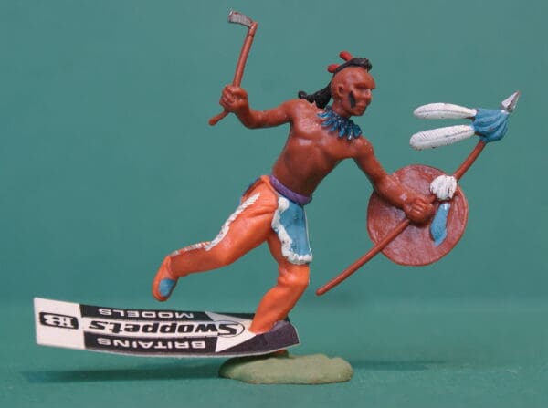 Britains Swoppet Indian Brave with Tomahawk (+ Shop Tag)