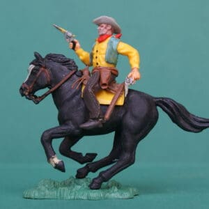 Swoppet Cowboy Firing Twin Guns Mounted (Late Issue)