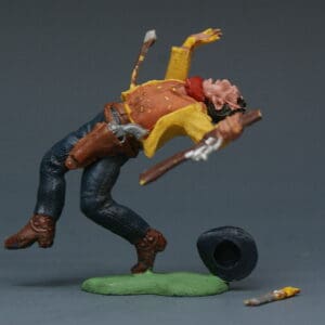 Swoppet Cowboy Wounded with Arrow - YELLOW Torso