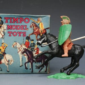 Timpo Mounted Roman with Lance (Green)