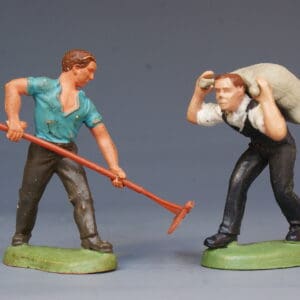 Britains PVC Farm Labourers - Turquoise Shirt