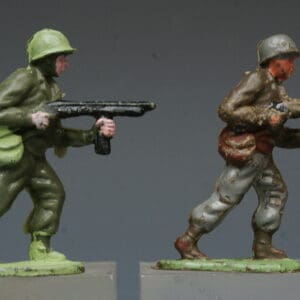 Speedwell Khaki Infantry (Timpo Copies) - Olive & Green Plastic