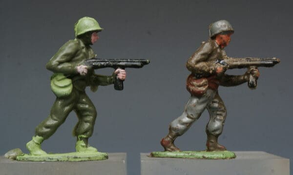 Speedwell Khaki Infantry (Timpo Copies) - Olive & Green Plastic