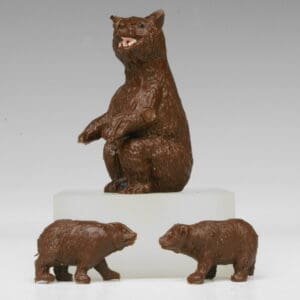 Taylor & Sons Zoo Series - Brown Bear & Polar Bear, Sitting
