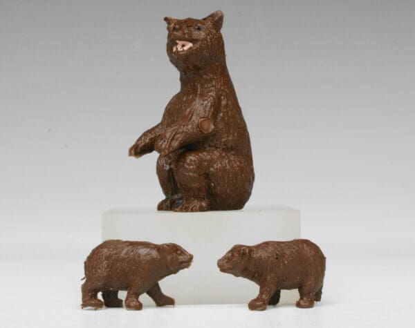 Taylor & Sons Zoo Series - Brown Bear & 2 Cubs Set