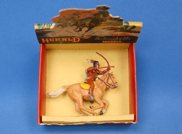 Herald Zang Mounted Indian with Bow - ORIGINAL Box
