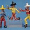 Cherilea 60mm Swoppet Mexicans - Rare BLUE Torso!
