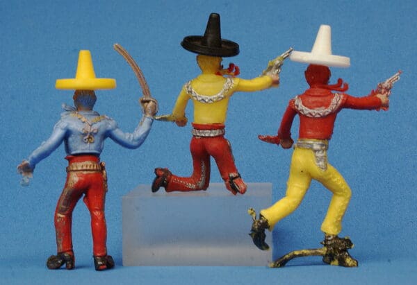 Cherilea 60mm Swoppet Mexicans - Rare BLUE Torso! - Image 2