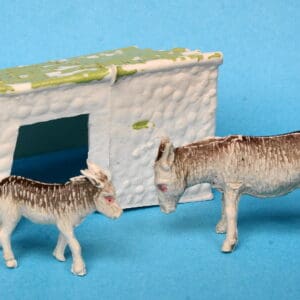 B&S Donkey, Baby Donkey with Cherilea Donkey Shed