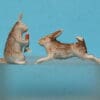 B&S Farm Series - Pair of GREY Spray-painted Rabbits - Image 2