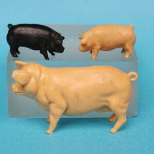 B&S Farm Series Scarce Pig, Piglets including Rare BLACK Piglet!