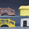 Cherilea Farm Rustic Bridges, Hayrick and Donkey Shed