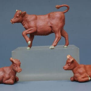 Britains Herald Farm - BROWN Calves - Rare!