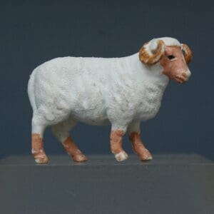 Herald Farm Series - WHITE Plastic Ram - MEGA RARE!