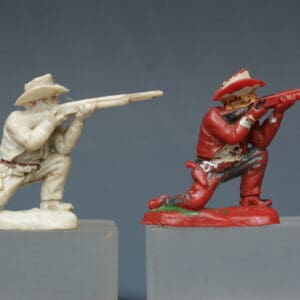 Paramount Cowboy Kneeling Firing Rifle - CHESTNUT Plastic!