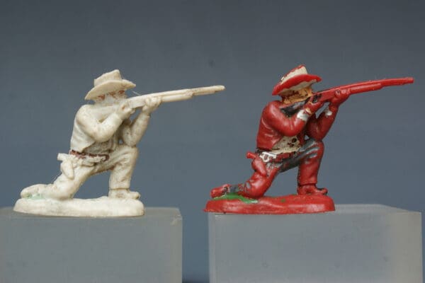 Paramount Cowboy Kneeling Firing Rifle - CHESTNUT Plastic!