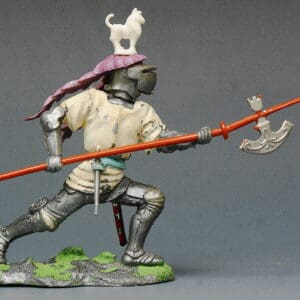 Swoppet C15th Knight with Pole-axe - Genuine Factory Error!