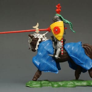 Swoppet C15th Mounted Knight Charging - Superb!