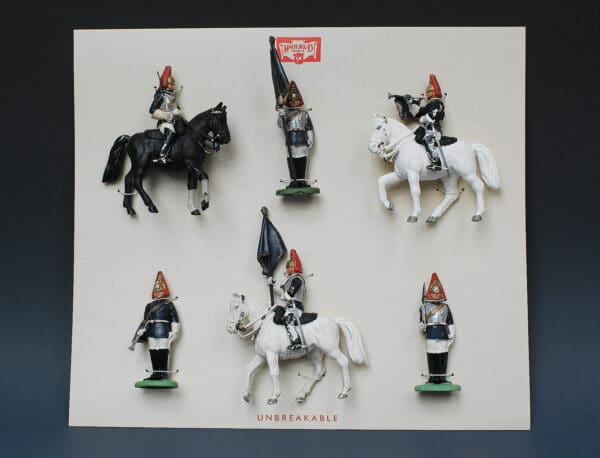 Herald Horse Guards (Blue Tunics) Set - REPRO Carded Insert