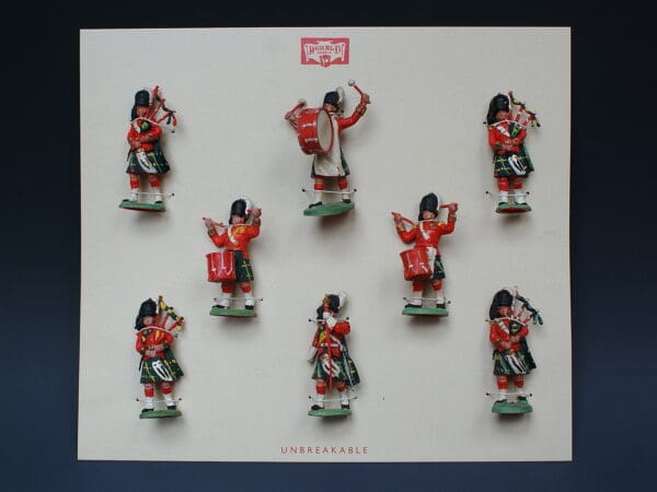 Herald  Gordon Highlanders Regimental Band - REPRO Carded Insert