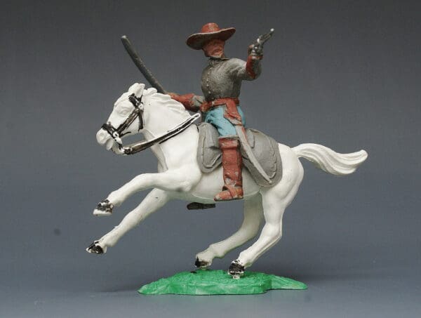 Timpo ACW Mounted Confederate with Sword & Pistol - Superb!