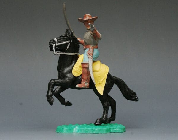 Timpo ACW Mounted Confederate with Sword & Pistol - Superb!