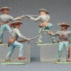 Timpo Solids Matching Set of ACW Confederate Infantry