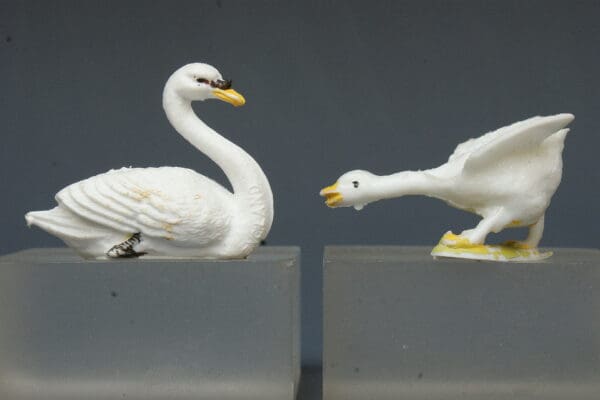 Hilco Farm Mute Swan and Angry Gander (Britains copy)