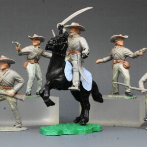 Timpo Solids ACW Confederates Mounted & On Foot