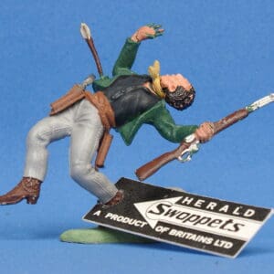 Herald Swoppet Cowboy Wounded with Arrow (Dark Green Torso)