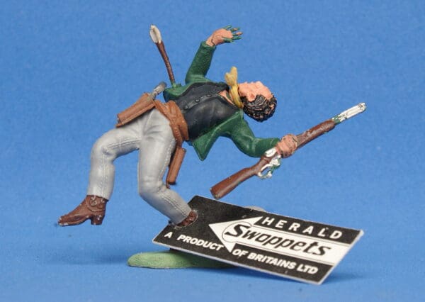 Herald Swoppet Cowboy Wounded with Arrow (Dark Green Torso)