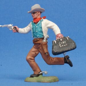 Herald Swoppet Cowboy Bank Robber - WHITE Torso