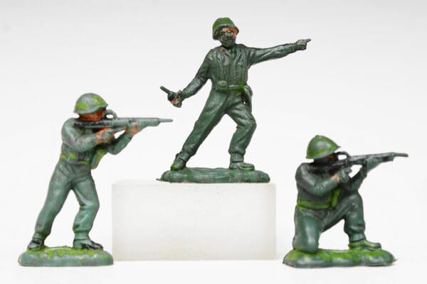 VP Khaki Infantry Variants - Swirly Dark Olive Plastic