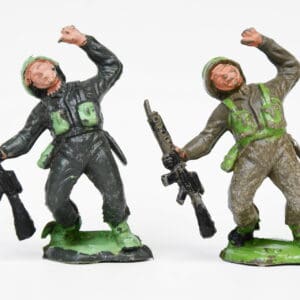 VP Khaki Infantry Falling Wounded Paint Variations