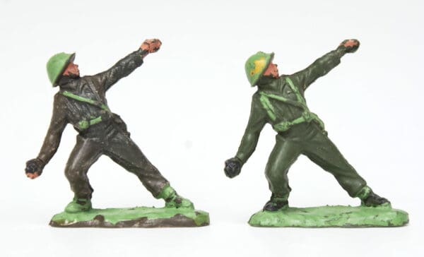 VP Khaki Infantry Grenade Thrower Paint Variations