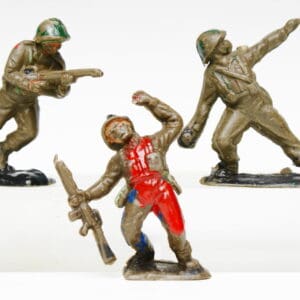 Cherilea Khaki Infantry with BLACK Bases (Herald Copies)