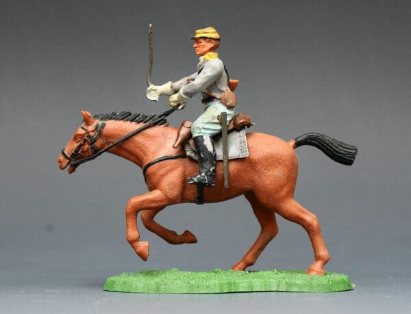 Swoppet ACW Confederate Cavalry Trooper - Repro Box #81
