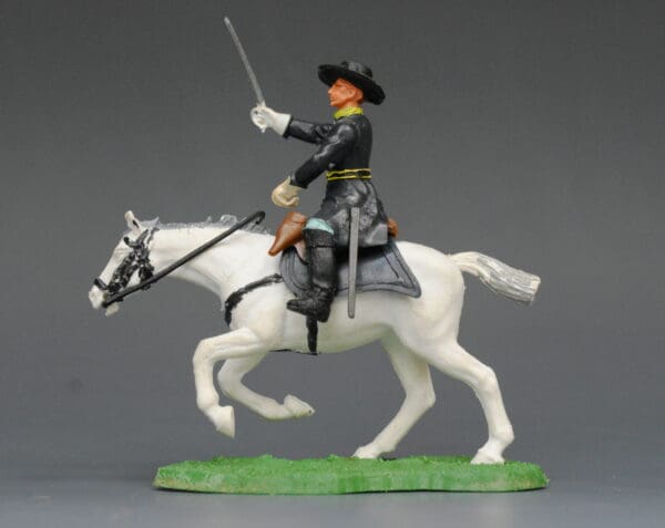 Swoppet ACW Union Cavalry Officer - White Galloping Horse #84